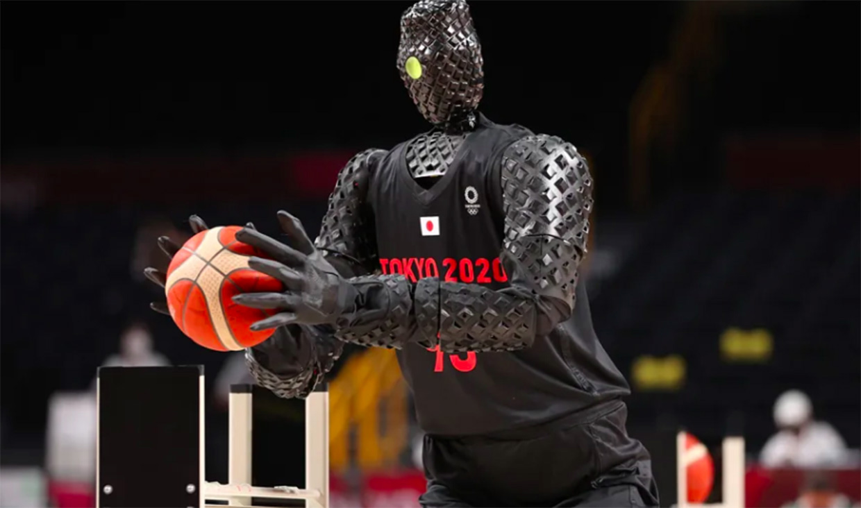 Pebasket Robot Ahli 3 Point Unjuk Gigi di Olimpiade Tokyo